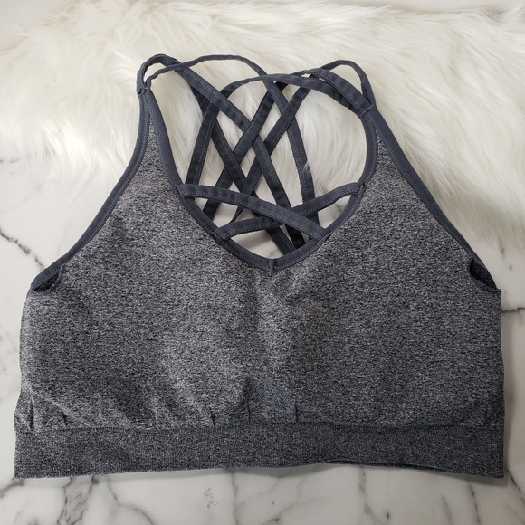 Reebok Seamless Front Interest Sports Bra - Picture 4 of 9